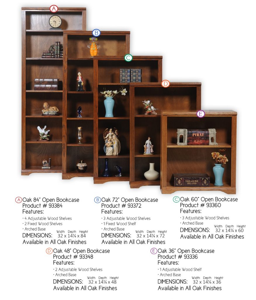 American Heartland 933 Bookcase Plaza House