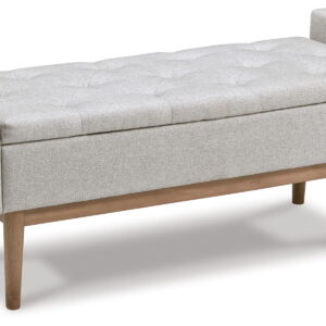 Briarson - Storage Bench - Beige / Brown