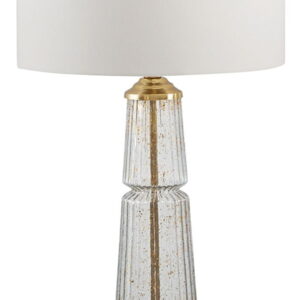 Bakersboro - Glass Table Lamp - Clear / Gold Finish
