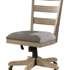 Perspectives - Wood Back Upholstered Desk Chair