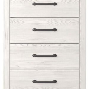 Gerridan - Four Drawer Chest - White / Gray