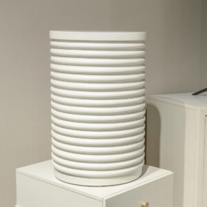 Berkley Square - Round Chairside Table - Linen & Khaki