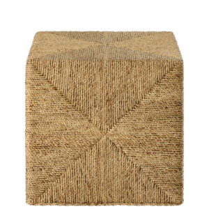 Rosalie - Woven Cube Table - Light Brown