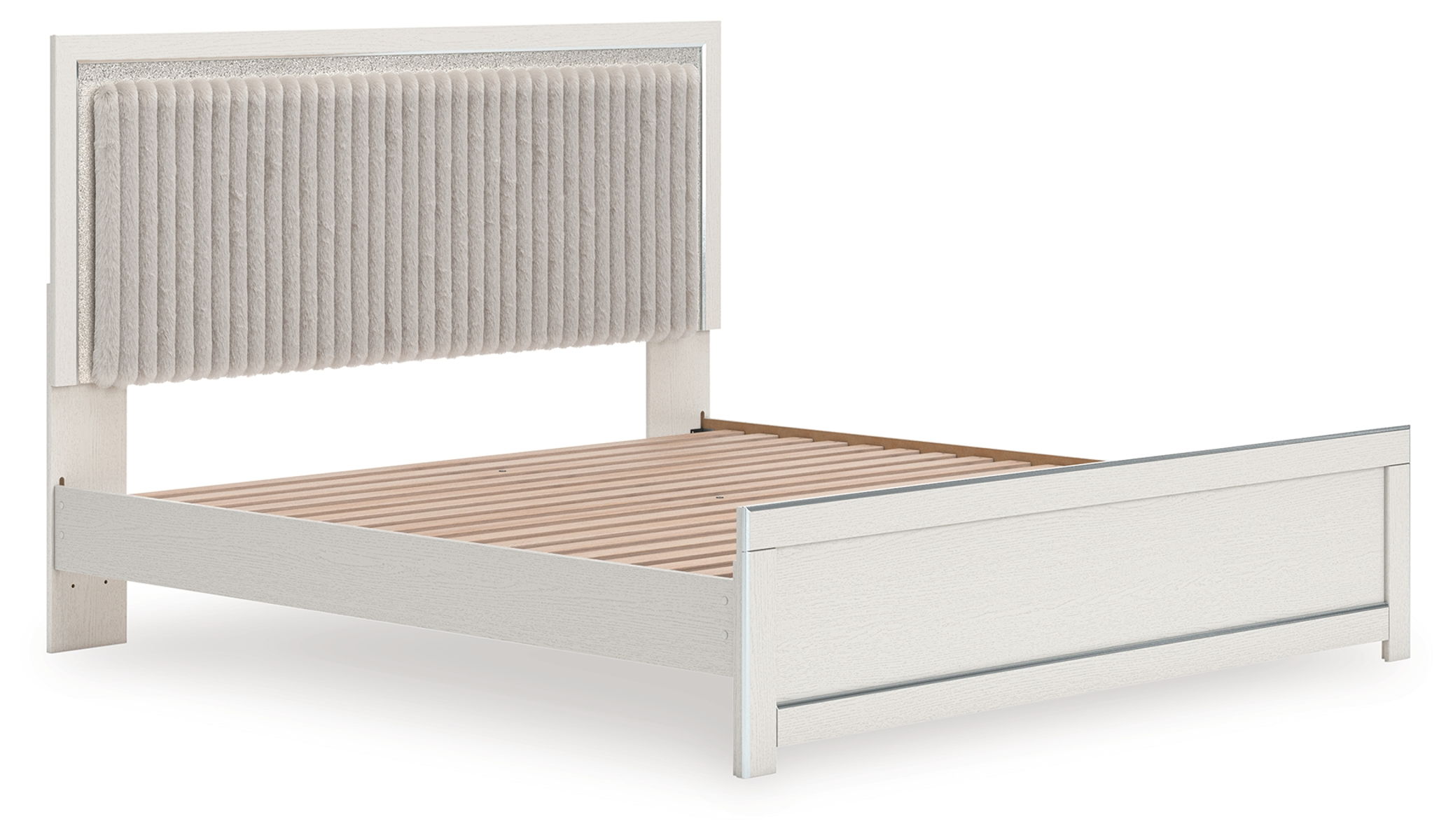 Zuraleus - Upholstered Panel Platform Bed With Roll Slats - Image 28