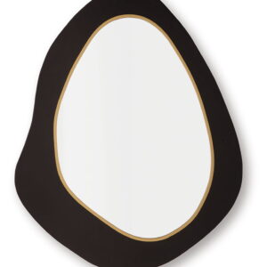 Kierlock - Accent Mirror - Black / Gold Finish
