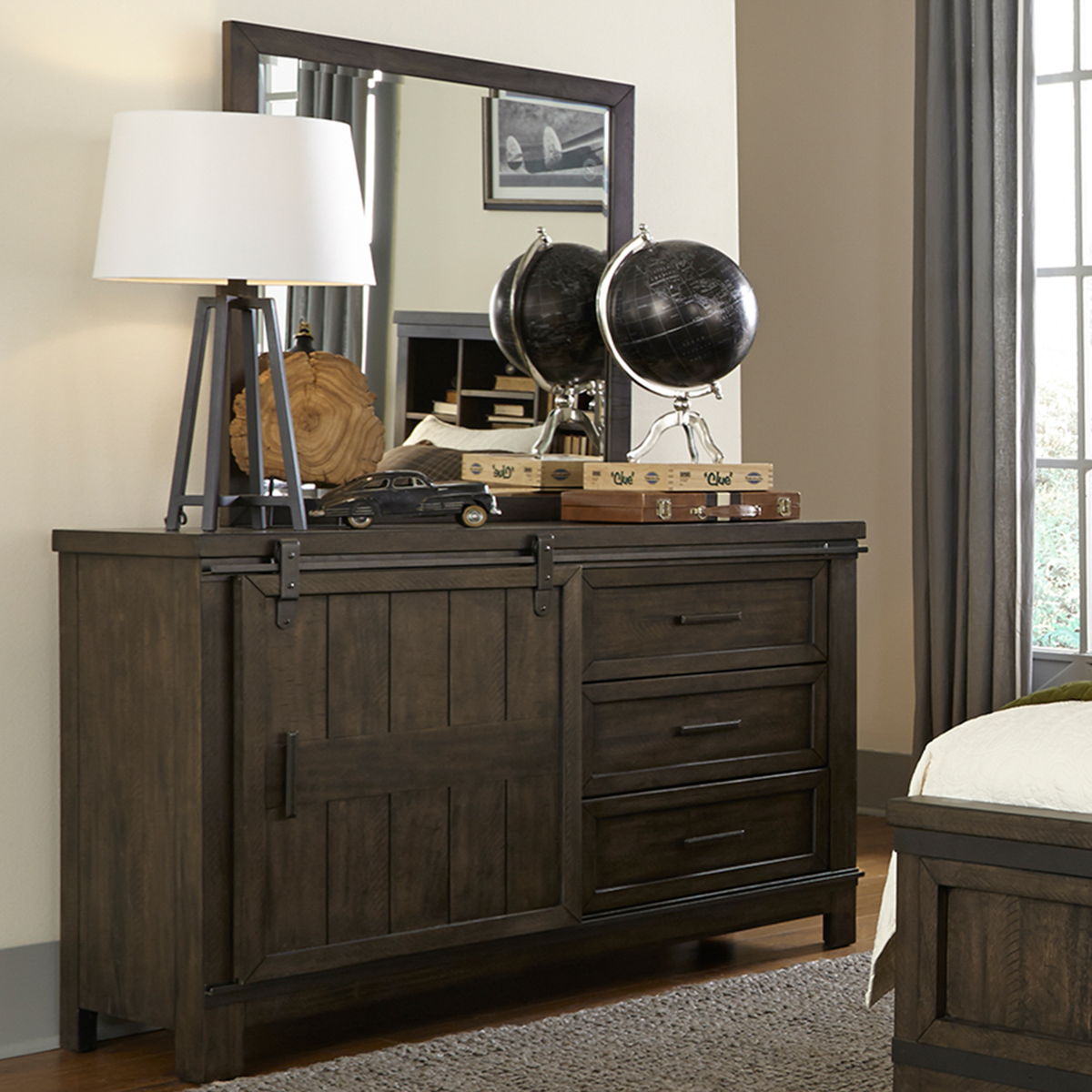Thornwood Hills - Panel Bed, Dresser & Mirror - Image 10