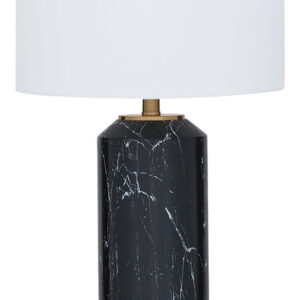 Hanzila - Poly Table Lamp - Black / Gold Finish