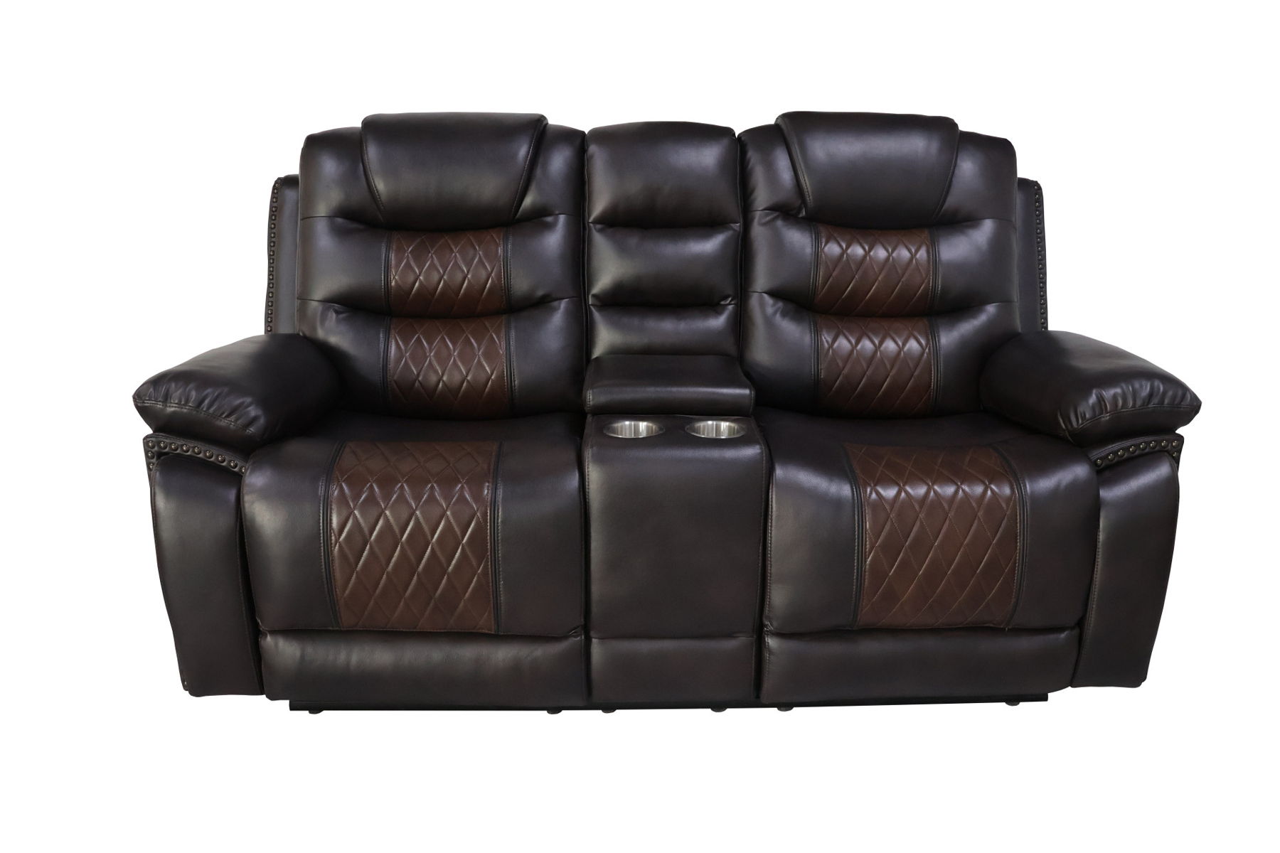 Nikko - Console Loveseat With Dual Recliners - Image 7