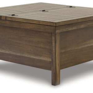 Moriville - Lift Top Cocktail Table - Grayish Brown