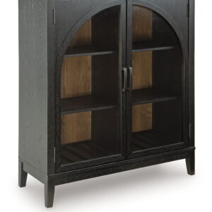 Armenleigh - Bar Cabinet - Black / Brown