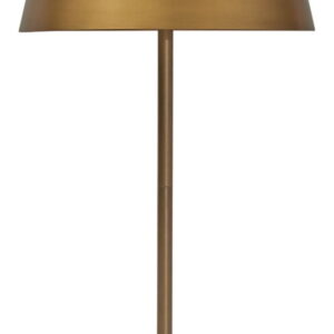 Fritzburn - Metal Table Lamp - Gold Finish / White