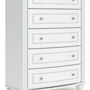 Kozlani - Five Drawer Chest - White