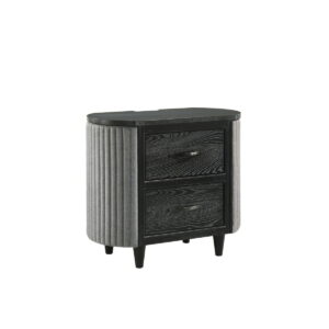 Skyline - 2 Drawer Nightstand - Onyx