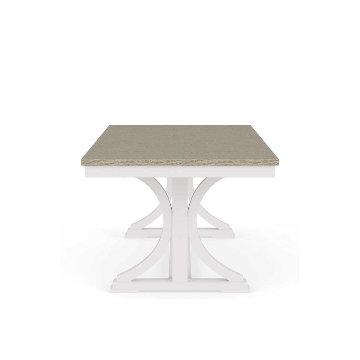Cora - Trestle Dining Table - Cloud / Fog - Image 4