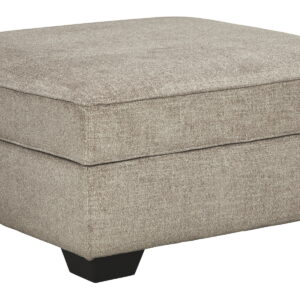 Bovarian - Ottoman With Storage - Stone