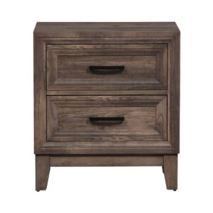 Ridgecrest - 2 Drawer Nightstand - Cobblestone