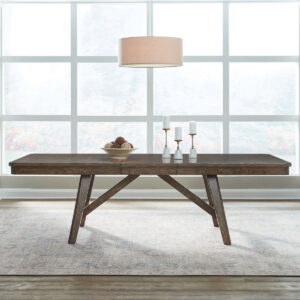 Carolina Park - Trestle Table - Amber Brown