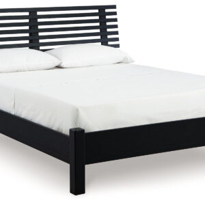 Danziar - Slat Panel Bed With Low Footboard
