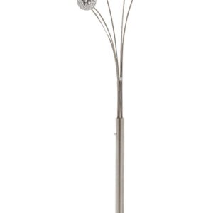 Winter - Metal Arc Lamp - Silver Finish