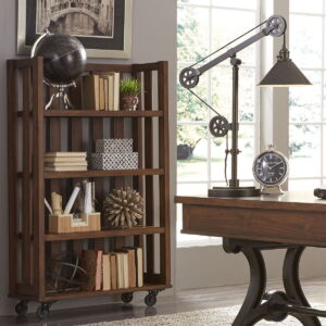 Arlington House - Open Bookcase - Cobblestone Brown