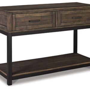 Johurst - Sofa Table - Grayish Brown