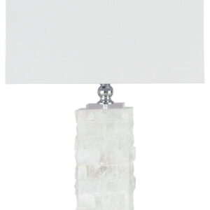 Malise - Alabaster Table Lamp - White