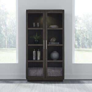 Cascade Falls - Display Cabinet - Satin Espresso