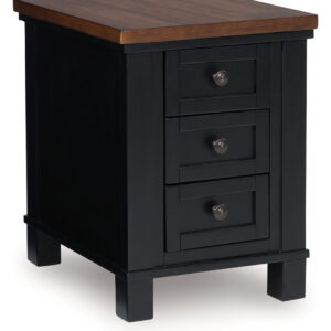 Wildenauer - Chair Side End Table - Brown / Black