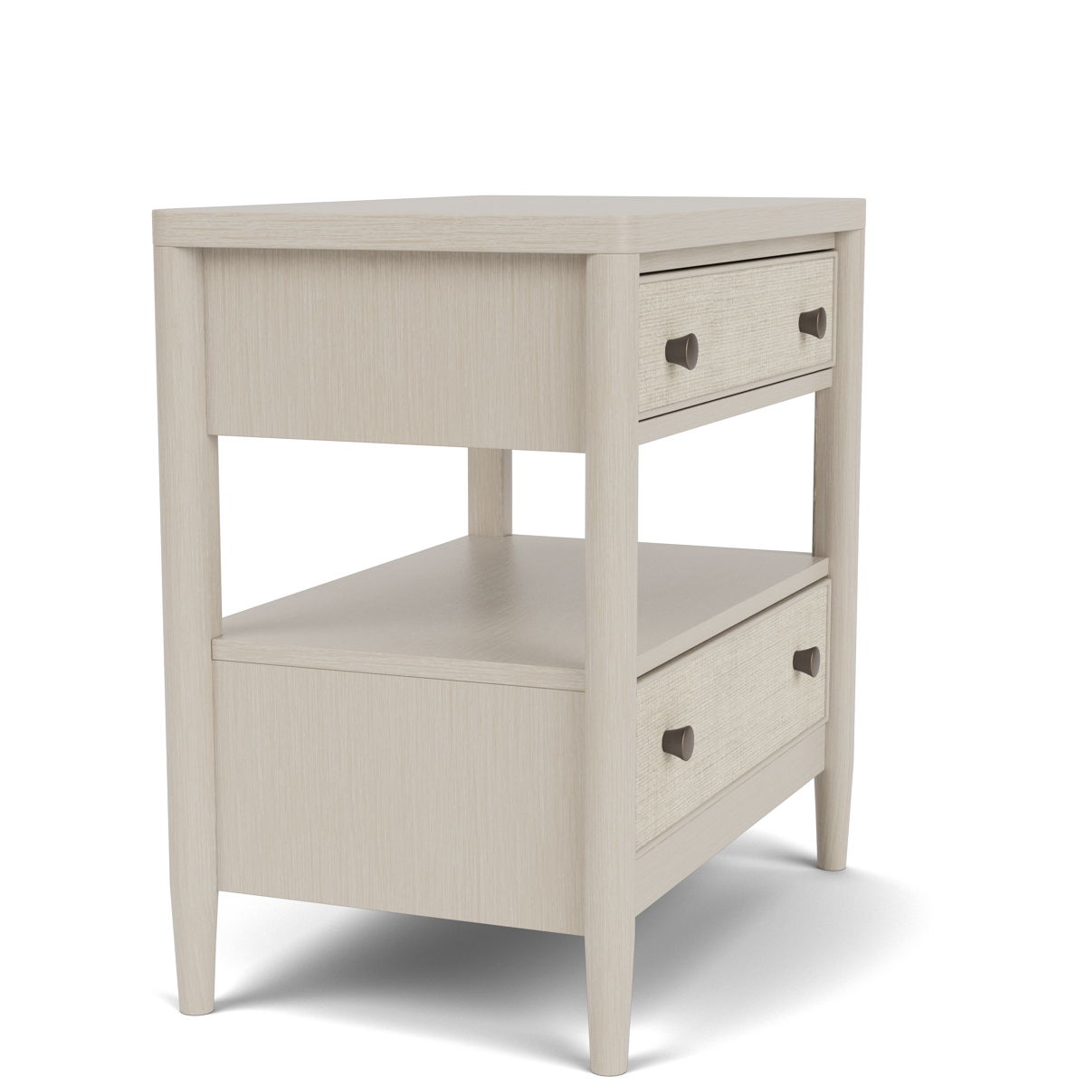Laguna - 2 Drawer Nightstand - Beige - Image 5