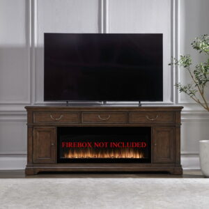 Fireplace TV Consoles - 84" Fireplace TV Console FTS - Brown