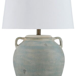 Shawburg - Terracotta Table Lamp - Antique Green