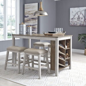 Skempton - Rectangular Counter Table With Storage Set