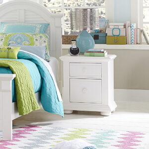 Summer House - 2 Drawer Nightstand - Oyster White