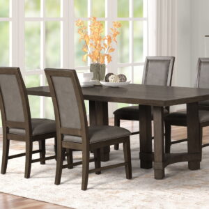 Cityscape - Rectangle Dining Table & 4 Chairs - Gray