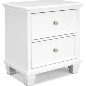 Fortman - Two Drawer Night Stand - White