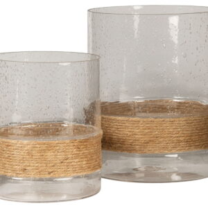 Eudocia - Candle Holder Set (Set of 2) - Clear