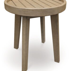 Marina Sun - Round End Table - Beige