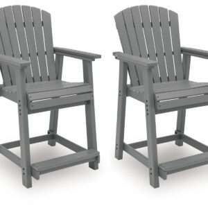 Sanctuary Beach - Barstool (Set of 2) - Dark Gray