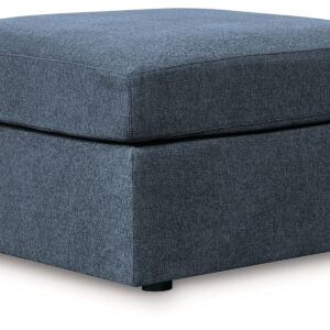 Modmax - Oversized Accent Ottoman - Fabric - Ink