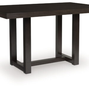 Neymorton - Rectangular Dining Room Counter Table - Dark Grayish Brown