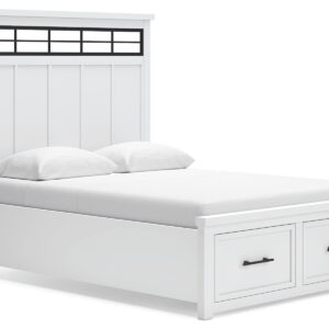 Ashbryn - Panel Storage Bed