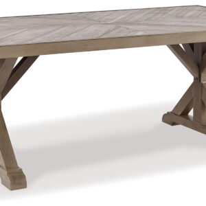 Beachcroft - Rect Dining Table W/Umb Opt