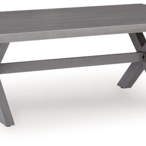 Half Moon Beach - Rectangular Cocktail Table - Gray