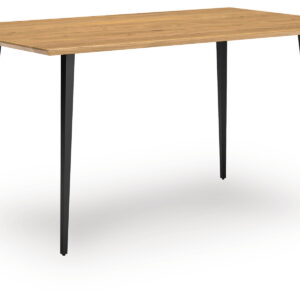 Gretlynn - Rectangular Dining Room Table - Black / Natural