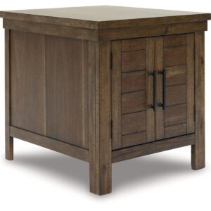 Moriville - Rectangular End Table - Grayish Brown