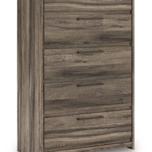 Elbrim - Five Drawer Chest - Brown