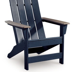East Beach - Adirondack Chair - Black / Beige