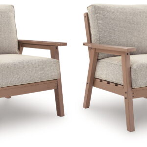 Grover Beach - Lounge Chair With Cushion (Set of 2) - Driftwood