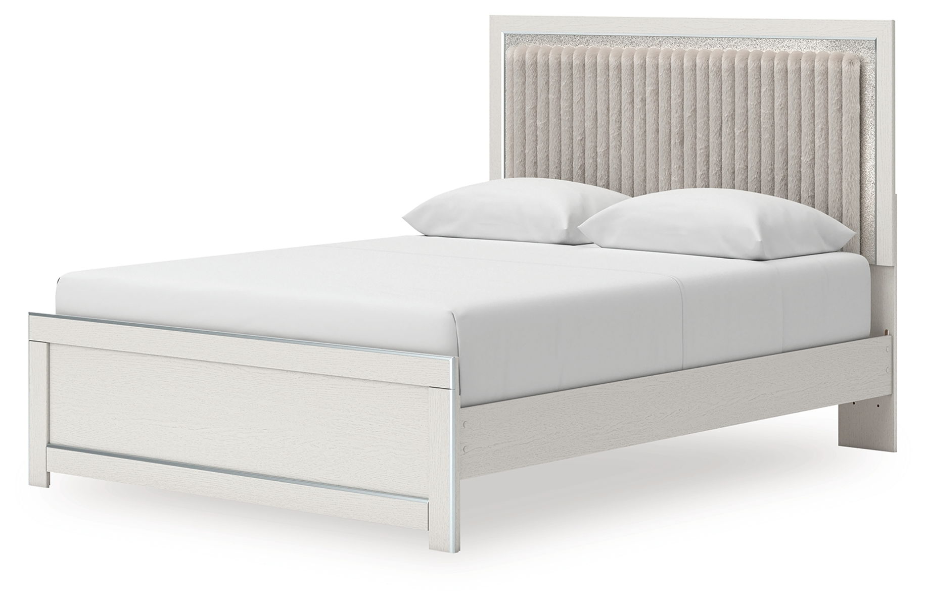 Zuraleus - Upholstered Panel Platform Bed With Roll Slats - Image 5