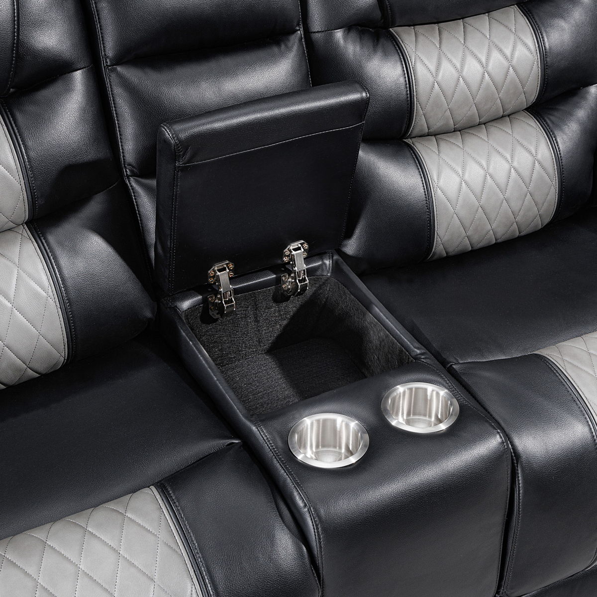 Nikko - Console Loveseat With Dual Recliners - Image 21